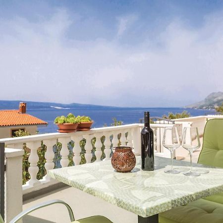 Lovely Apartment In Brela With House Sea View Kültér fotó