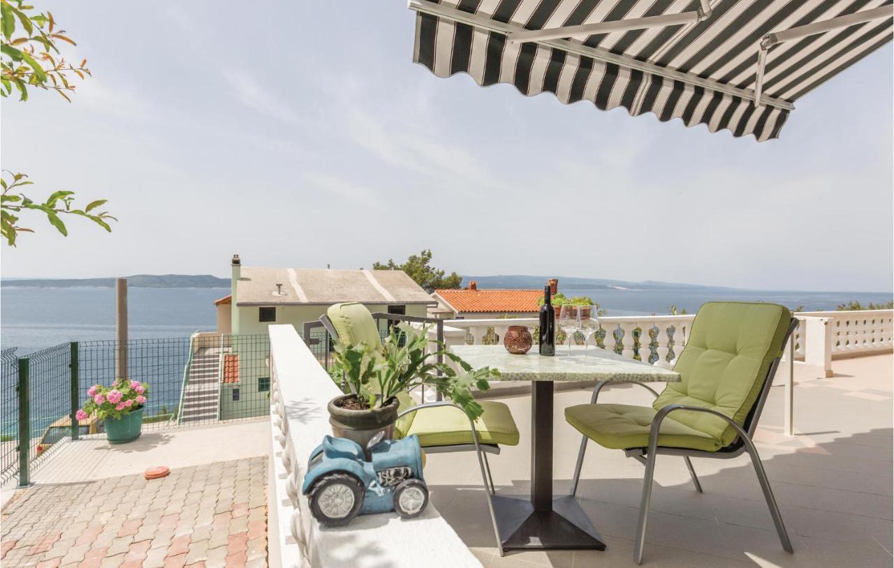 Lovely Apartment In Brela With House Sea View Kültér fotó